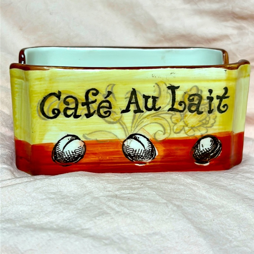 Super Cute Small dish for Tea Bags, Sugar, Creamer, Premade Coffee etc